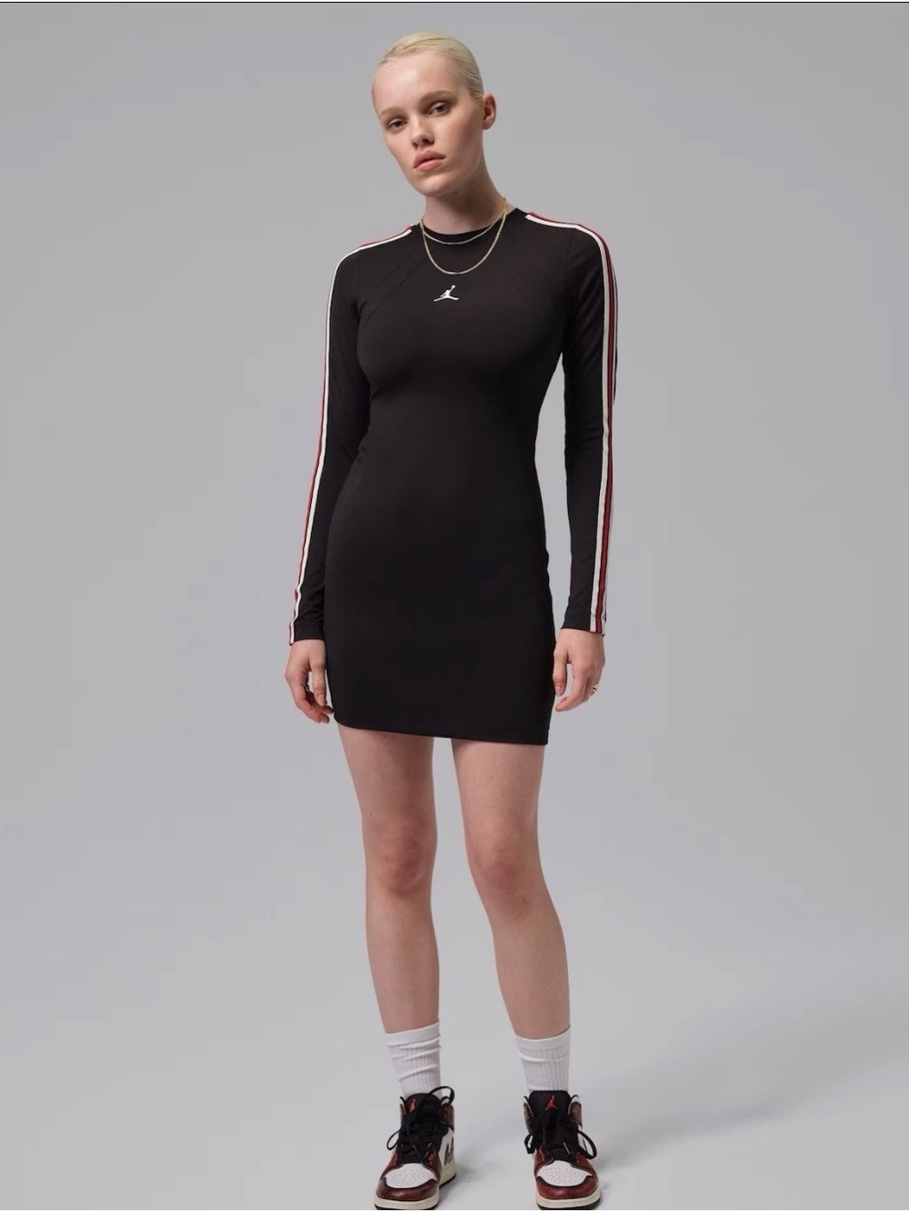 Jordan Brooklyn Fitted Women's Long-Sleeve Dress IF1080-010